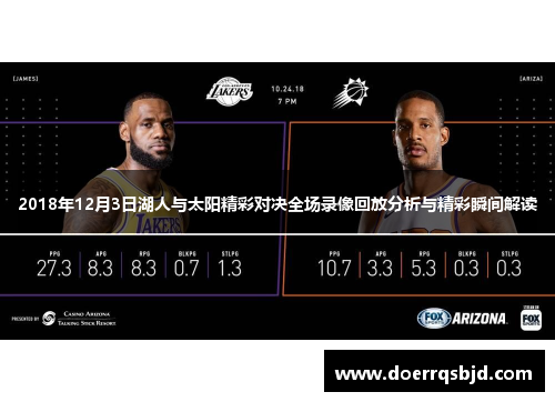 2018年12月3日湖人与太阳精彩对决全场录像回放分析与精彩瞬间解读